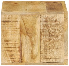 vidaXL Επιτοίχιο Κομοδίνο 40x30x25 εκ. Μασίφ Ξύλο Μάνγκο