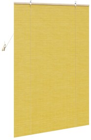 vidaXL Ρολά και Σκίες Παραθύρων Κίτρινο 100 x 160 cm Μπαμπού