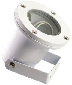 Σποτ Φωτιστικό Κήπου Μεταλλικό GU10 IP65 230V Eurolamp 147-68410 Λευκό