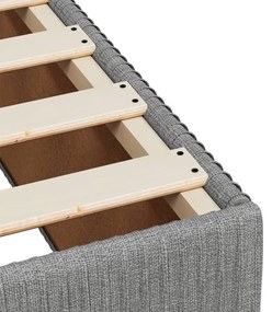 ΚΡΕΒΑΤΙ BOXSPRING ΜΕ ΣΤΡΩΜΑ ΑΝΟΙΧΤΟ ΓΚΡΙ 140X200 ΕΚ. ΥΦΑΣΜΑΤΙΝΟ 3292079