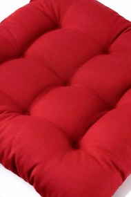 Stewehome μαξιλάρι καρέκλας με 9 ειδικές ραφές και κορδόνια δέσιμου 42x42 cm