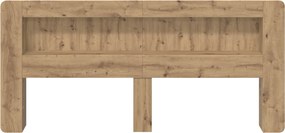 vidaXL Κρεβάτι με Κεφαλάρι Artisan Δρυς 180 cm