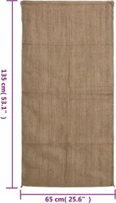 vidaXL Σακιά Γιούτας 5 Τεμ. 65 x 135 εκ. από Γιούτα 340 gsm