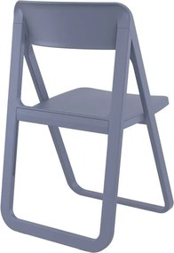 ΚΑΡΕΚΛΑ ΝΤΡΙΜ DARK GREY(Σ4)ΠΤΥΣ/ΝΗ ΠΟΛ/ΝΙΟΥ 48Χ52Χ82εκ.