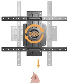 BRATECK επιτοίχια βάση τηλεόρασης LP69-46F , 37-80", έως 50kg