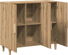 vidaXL Ντουλάπι Αρτισιανή Δρυς 90 x 34 x 80 εκ. από Επεξεργασμένο Ξύλο