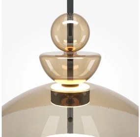 Κρεμαστό Φωτιστικό Οροφής LED 12W Κονιάκ Bangkok MOD185PL-L12CG3K3 Maytoni-MOD185PL-L12CG3K3-Κεχριμπάρι MOD185PL-L12CG3K3