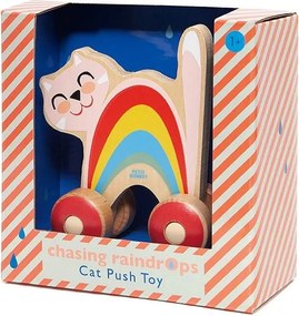 Ξύλινο Παιχνίδι Τρεχαλίτσα Petit Monkey Γατούλα PTM-PMWT001