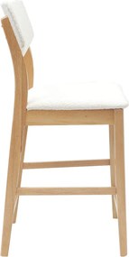 vidaXL Καρέκλες φαγητού 2 pcs Φυσικό 48 x 49 x 95 εκ.