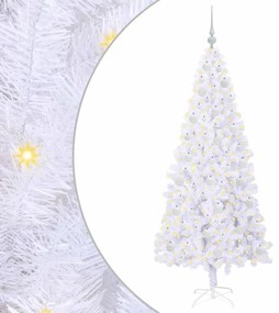 vidaXL Τεχνητό Χριστουγεννιάτικο Δέντρο Λευκό 180 cm PVC και Ατσάλι