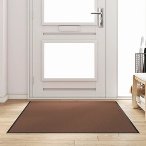 vidaXL Πατάκι Πόρτας Ορθογώνιο Καφέ 120x180 εκ