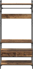 vidaXL Ντουλάπι Παλαιό ξύλο 89 x 39 x 184.5 εκ. Επεξεργασμένο Ξύλο