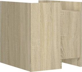 vidaXL Κομοδίνο Sonoma Δρυς 45x50x50 εκ. από Επεξεργασμένο Ξύλο