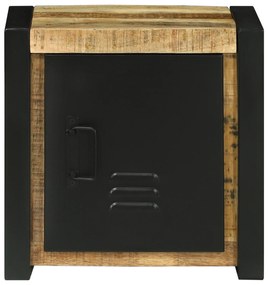 vidaXL Ντουλάπα Μπάνιου 40x30x40 εκ Στερεό Ξύλο Τραχύ Μάνγκο