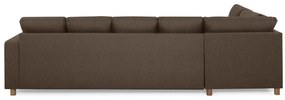 Γωνιακός Καναπές Scandinavian Choice C173, Δρυς, Καφέ, 300x195x92cm, 130 kg, Πόδια: Ξύλο | Epipla1.gr