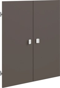 Σετ πόρτες για τη βιβλιοθήκη Soria II-Καφέ
