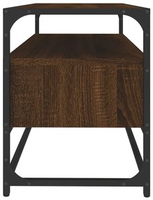vidaXL Έπιπλο Τηλεόρασης Καφέ Δρυς 80x35x45 εκ. Επεξεργασμένο Ξύλο