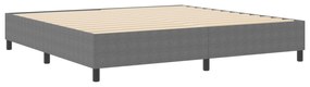 vidaXL Κρεβάτι Box Spring Ανοιχτό Γκρι 200x200 εκ Τσαντόν