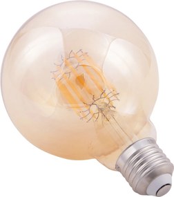 ΛΑΜΠΤΗΡΑΣ GLOBO LED FILAMENT 12W E27 3000K ΧΡΥΣΟ HM4049.02