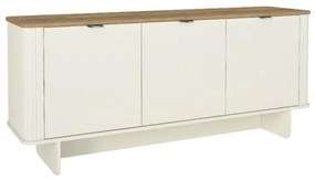 Μπουφές Bohema 0265888 180x47x76,6cm Ivory-Sepet Oak