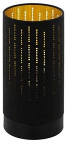 Φωτιστικό Επιτραπέζιο Varillas 98314 Black-Gold Eglo Steel,Fabric