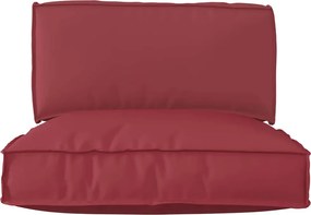 vidaXL Σετ Μαξιλαριών Πάγου 2 pcs Κόκκινο Ύφασμα Όξφορντ