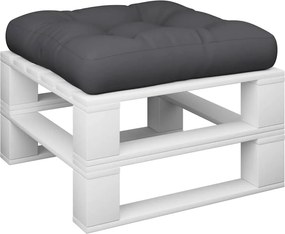 vidaXL Μαξιλάρα Δαπέδου / Παλέτας Μαύρη 60x61,5x10 εκ. Βαμβακερή
