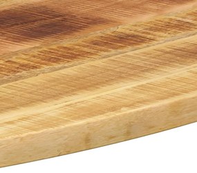vidaXL Επιφάνεια Τραπεζιού Οβάλ 110x40x2,5 εκ. Μασίφ Ξύλο Μάνγκο