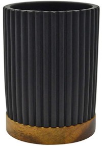 Ποτηροθήκη 829477 8x8x11cm Black Ankor Πολυέστερ