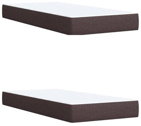 ΚΡΕΒΑΤΙ BOXSPRING ΜΕ ΣΤΡΩΜΑ ΣΚΟΥΡΟ ΚΑΦΕ 200X200 ΕΚ. ΥΦΑΣΜΑΤΙΝΟ 3285991