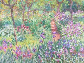 Εκτύπωση έργου τέχνης The Garden in Giverny - Claude Monet, (40 x 30 cm)