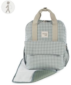 Τσάντα Αλλαξιέρα Backpack (28x12x37) Walking Mum I Love Vichy Green