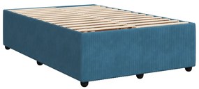 ΚΡΕΒΑΤΙ BOXSPRING ΜΕ ΣΤΡΩΜΑ ΜΠΛΕ 120X190 ΕΚ. ΒΕΛΟΥΔΙΝΟ 3287696