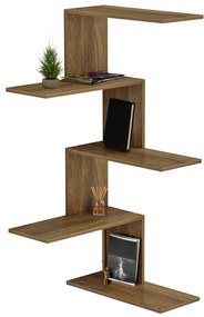 WALL SHELVES RORY  MELAMINE IN NATURAL 22x51,5x109Hcm.