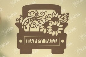 Σετ των 2 Intra απο ξύλο plywood 3mm-4mm πάχος Φθινοπωρινή Τέχνη τοίχου | Φθινοπωρινό σημάδι | Φθινοπωρινή ατμόσφαιρα Δίασταση 40x40 cm INTRAFABR-103521935