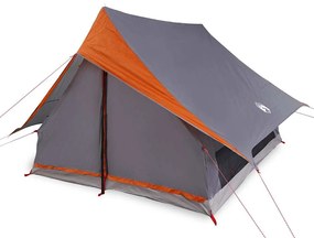vidaXL Σκηνές Γκρι και πορτοκαλί 256 x 266 x 185 εκ Πολυεστέρας
