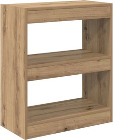 vidaXL Βιβλιοθήκη Artisan Oak 60 x 30 x 72 εκ. Επεξεργασμένο ξύλο