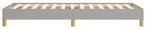 vidaXL Σκελετός Κρεβατιού Χωρίς Στρώμα Αν. Γκρι 80x200 εκ. Υφασμάτινο