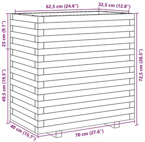 ΖΑΡΝΤΙΝΙΕΡΑ ΚΑΦΕ ΚΕΡΙΟΥ 70X40X72,5 ΕΚ. ΑΠΟ ΜΑΣΙΦ ΞΥΛΟ ΠΕΥΚΟΥ 3282591