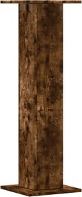 vidaXL Βάσεις Φυτών 2Τεμ. Καπνιστή Δρυς 30x30x95εκ. Επεξεργασμένο Ξύλο