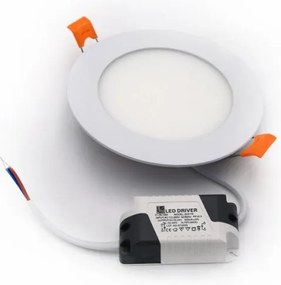 Φωτιστικό PL Οροφής LED 6W Λευκό 3000K 21-061000 Lumen-21-061000-Λευκό 21-061000