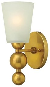Απλίκα Φωτιστικό Τοίχου 1xE27 Zelda Elstead Lighting HK-ZELDA1-VS Ορείχαλκος