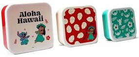 Half Moon Bay Σετ 3 Φαγητοδοχείων Disney Lilo And Stitch LBOX3DC05