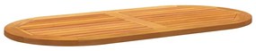 vidaXL Καπάκι τραπεζιού Καφέ 110 x 55 x 2 εκ. Μασίφ ξύλο ακακίας
