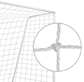 Σετ Δίχτυα Mini Soccer Με Στριφτό Νήμα 2.5mm 500x200cm 2 τμχ 44923