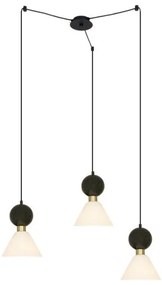Κρεμαστό Φωτιστικό Οροφής 140cm 3xE14 15W IP20 Zambelis-23249-Μαύρο 23249