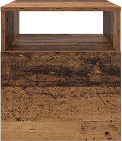 vidaXL End Table 2 pcs Παλιό ξύλο 40,5 x 40 x 45 εκ Επεξεργασμένο ξύλο