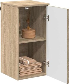 vidaXL Ντουλάπι Μπάνιου Επιτοίχιο Δρύς Sonoma 30 x 31,5 x 61 εκ