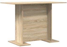 vidaXL Τραπέζι Φαγητού Σονομά Οξιά 110x60x75 εκ Επεξεργασμένο Ξύλο