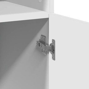 vidaXL Ντουλάπι Λευκό 80x42,5x185 εκ. από Επεξεργασμένο Ξύλο
